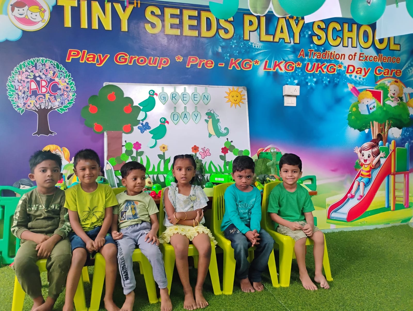 Green day at Tiny Seeds