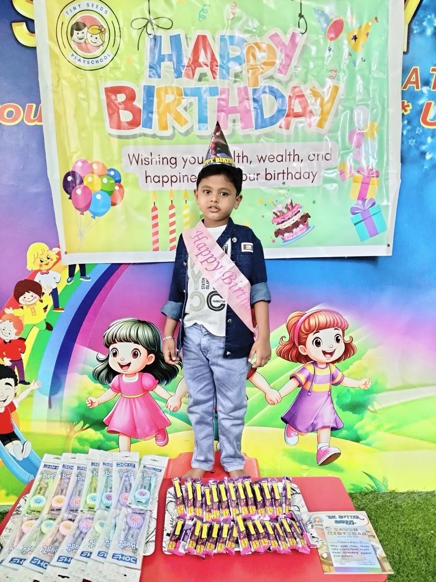 Birthday with teacher